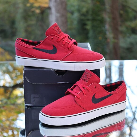 Nike SB Zoom Stefan Janoski Red Black Plaid main image 5